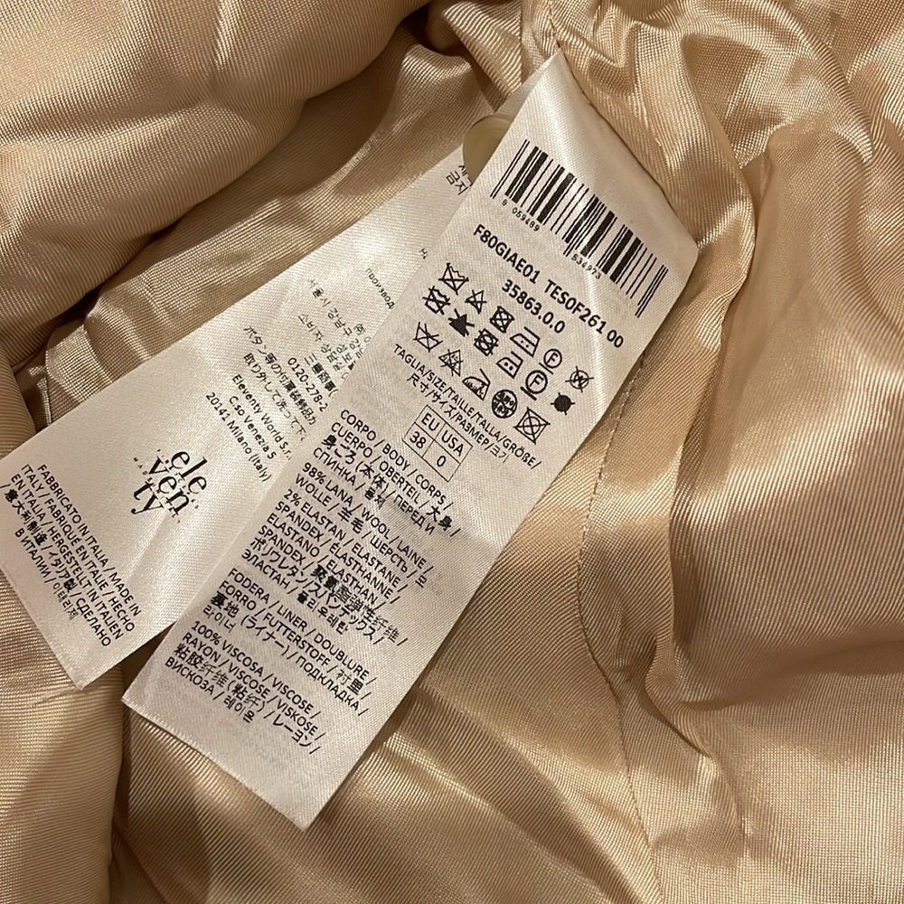 Eleventy Single-Button Jacket Size 0 - image 3